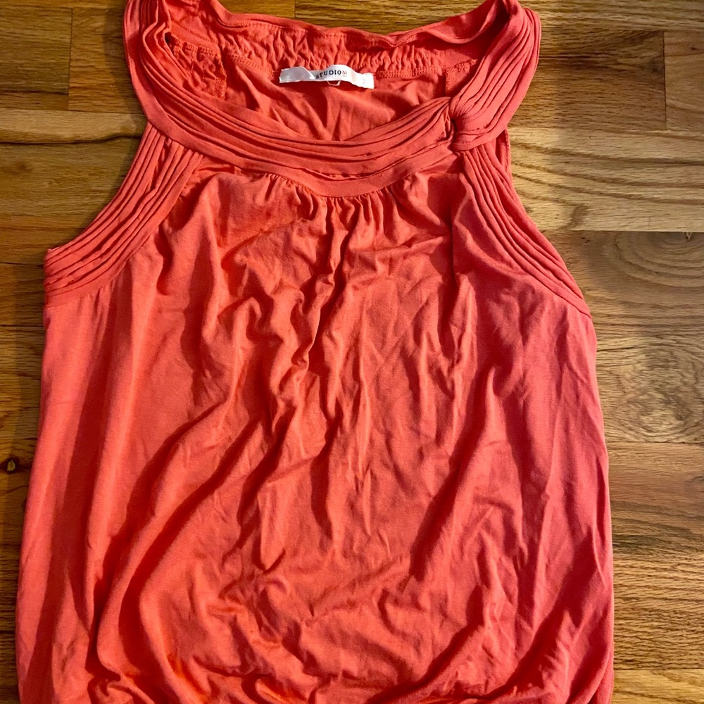 Studio M Coral bubble top.